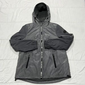 Michael Kors Missy Faux Shearling Lined Jacket (A320975TNR)